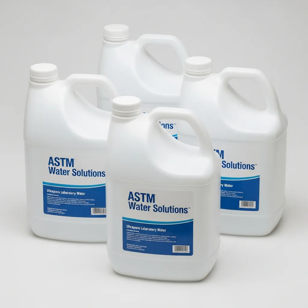 ASTM Type 2 Pure Deionized Water Four-Pack